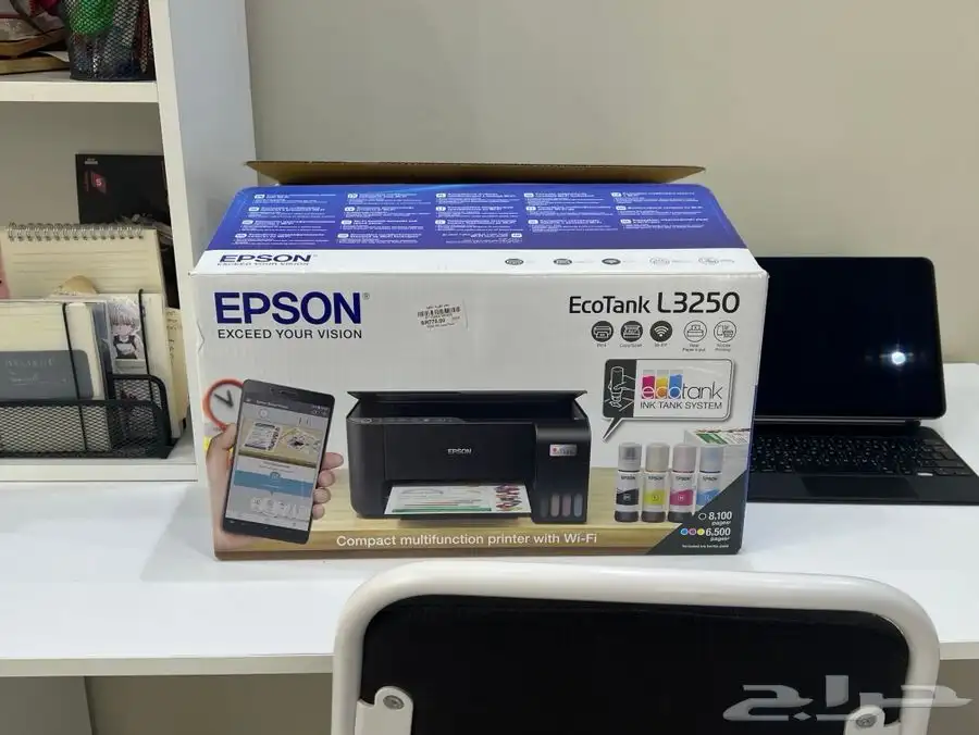 كريكت ميكر جهاز قص بني فاتح مع طابعة ايبسون L3250 12
