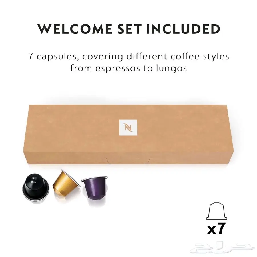 (جديد)ماكينة تحضير القهوة كبسولات - Nespresso Capsule Coffee 6