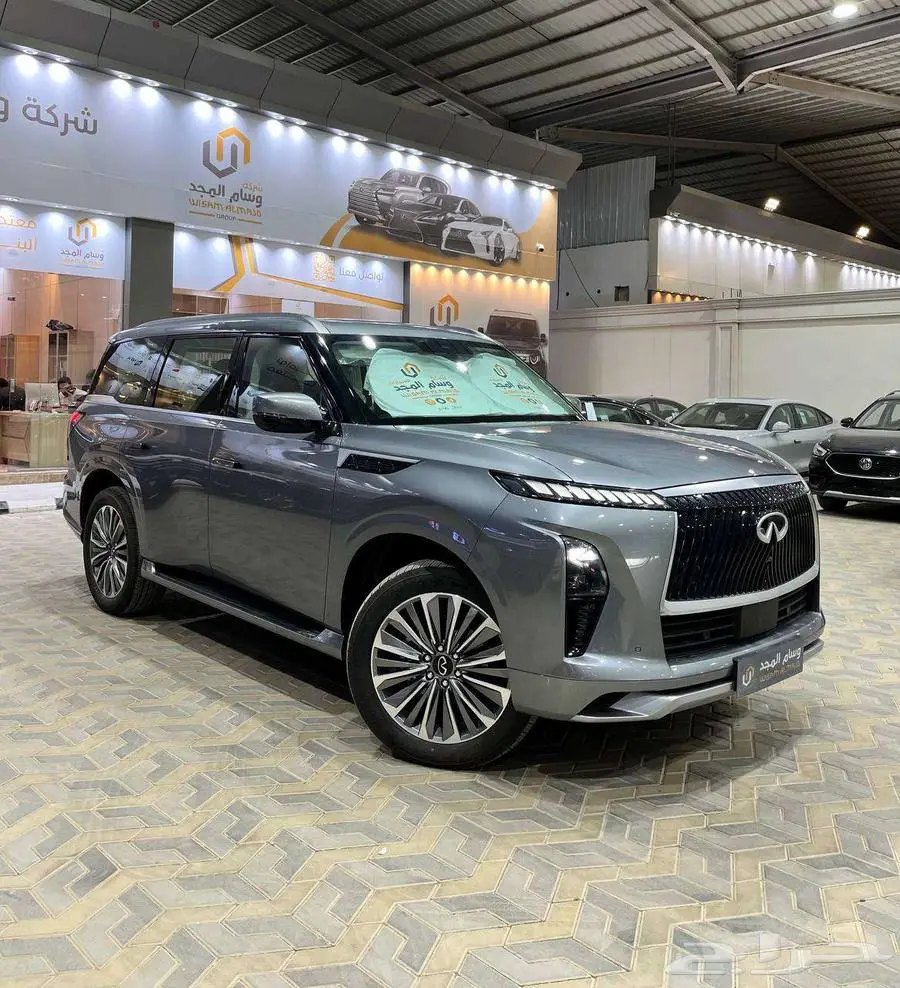 عرض خاص انفنتي SENSORY QX80 تيربو3.5 موديل 2025 بطاقه جمركيه 0