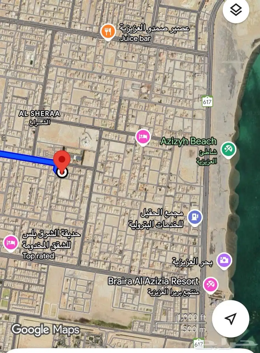 ارض سكنية حي الشراع فرصه نادره 0