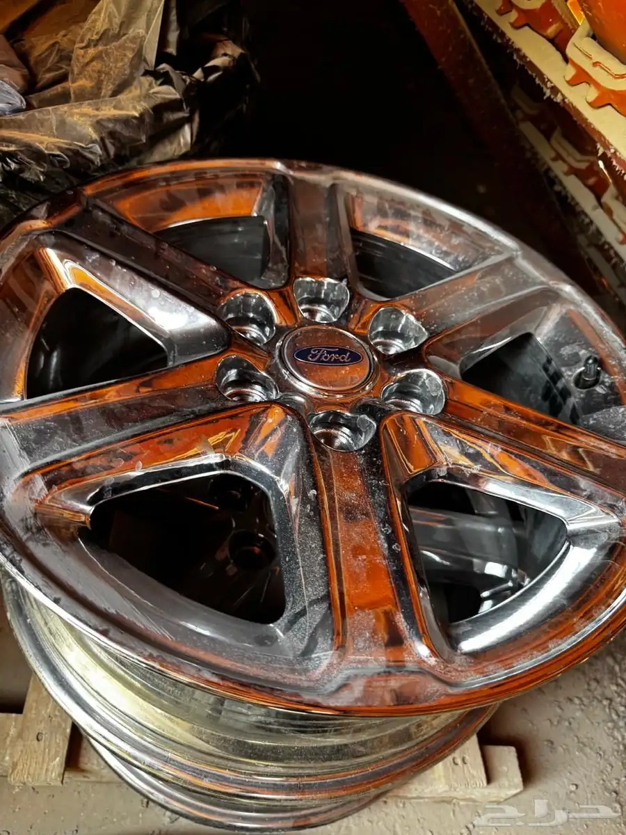 طقم اربع جنوط وكاله مقاس 18 f-150 موديل 24 2
