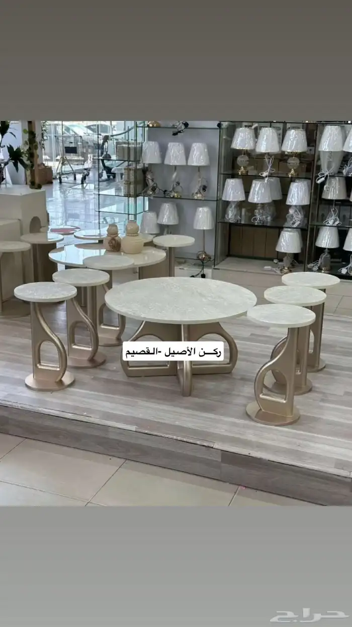 نفصلك حسب طلبك طاولات ارضيه  طاولات كنب 8