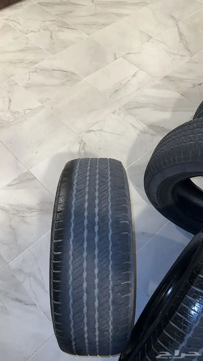 طقم كفرات جوديير تاهو شبه جديد و نظيف 2