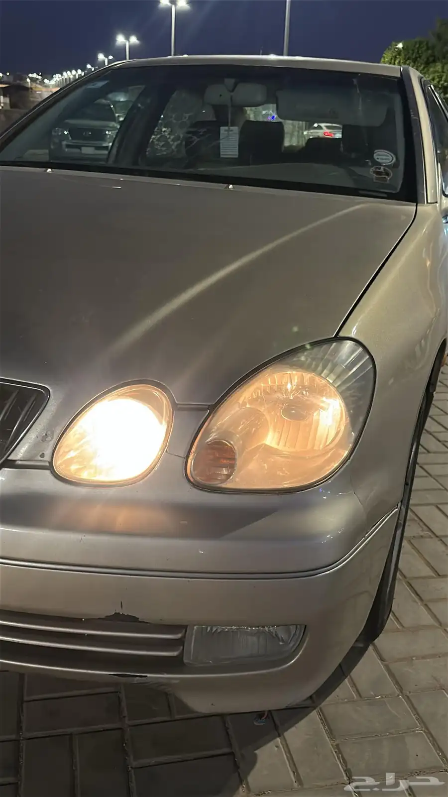 شمعات لكزس جي اس lexus GS front head light 7