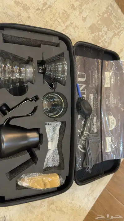شنطة ادوات القهوه المقطرة v60 ا bag set v60 7