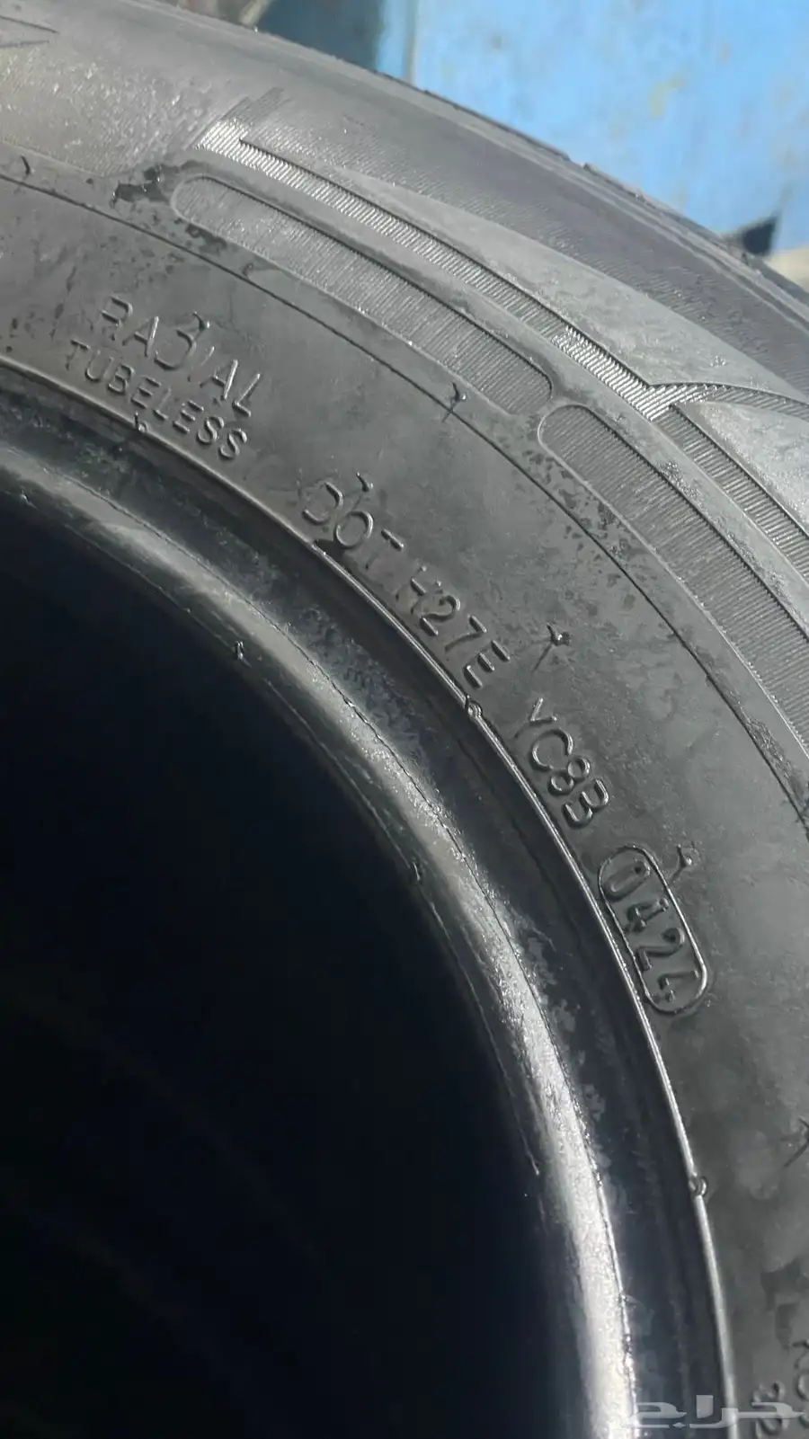 كفرات هايس مارشال كورية 235 65 16 نظيفة جدا  ومشروطة نقشة 75 2
