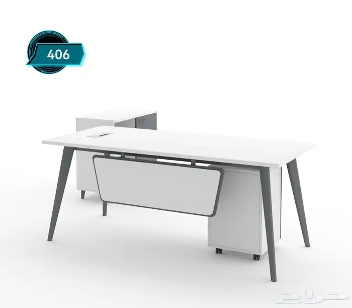 Manager modern office tables white offices L shape offices 20
