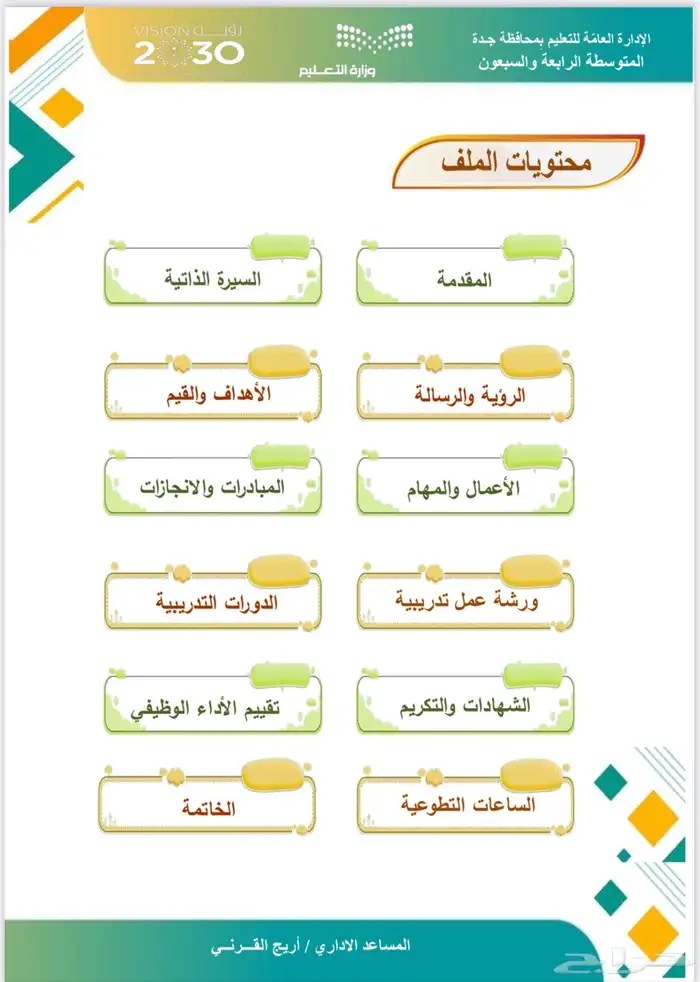ملف انجاز . ملفات إنجاز 16