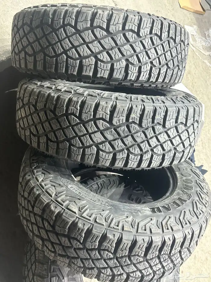 كفرات نص حجري جودير مقاس 275 70 18 14