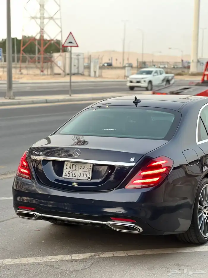 مرسيدسS450 الموديل2018 الممشى97 الف الجفالي 1