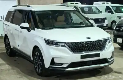 كيا كرنفال ابيض 2021 ديزل بطاقة جمركية وارد كوريا 4