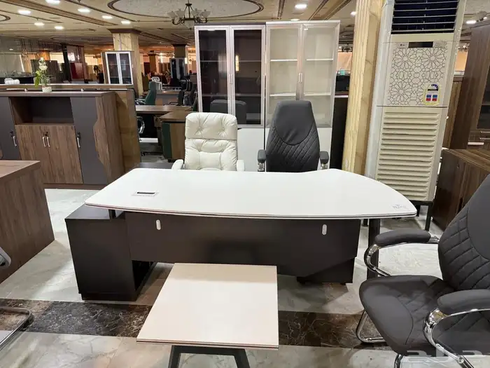 Manager modern office tables white offices L shape offices 30