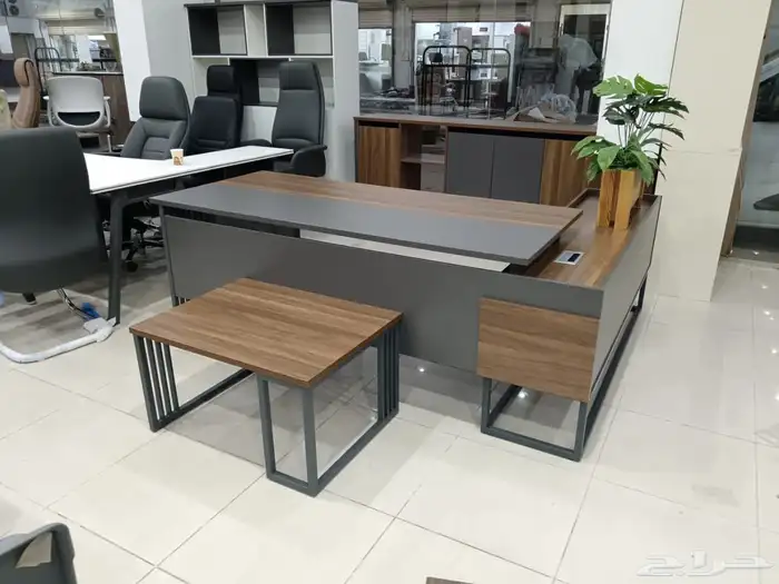 Manager modern office tables white offices L shape offices 3
