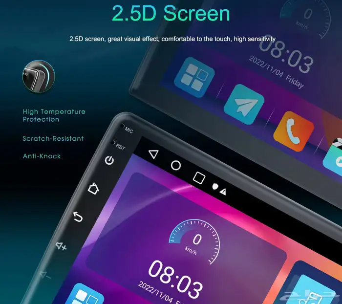 شاشة سيارة ايباد كبيرة 10 بوصة تركب على اغلب السيارات 4