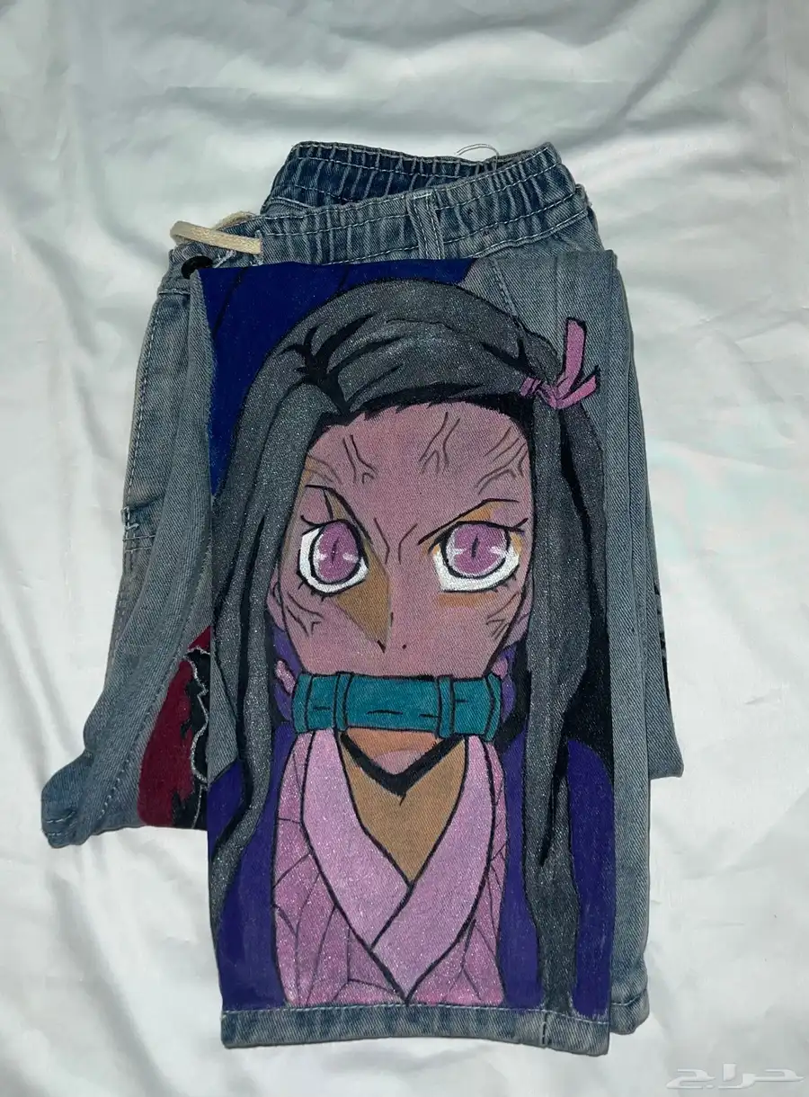 بنطلون مرسوم باليد (XL ) 6