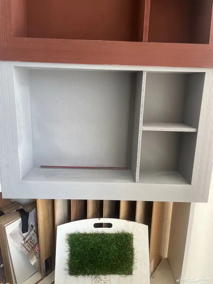 دولاب لجمالية فتحة المكيف الشباكي بعد ازالته 1