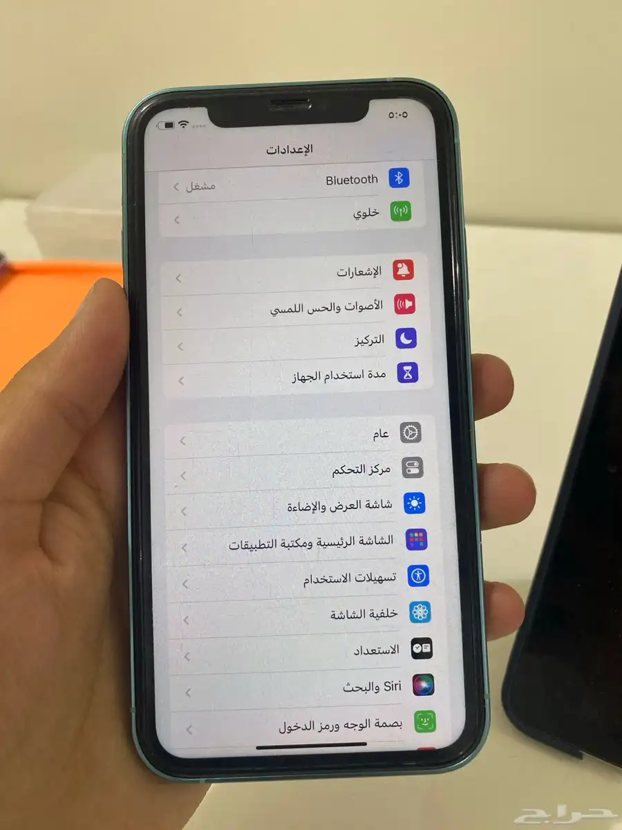 ايفون اكس ار مرهم لشكل 16 سماوي 128 قيقا 6