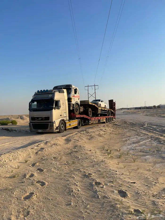 لوبد سبشل بكرةسحب في عرعر طريف لنقل الباصات وشاحنات العطلانه 2