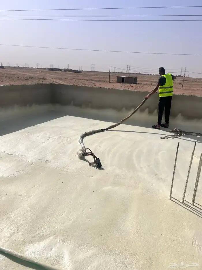 شركة عزل أسطح مائية و حراري بالقصيم فوم بولي يوريثان 2