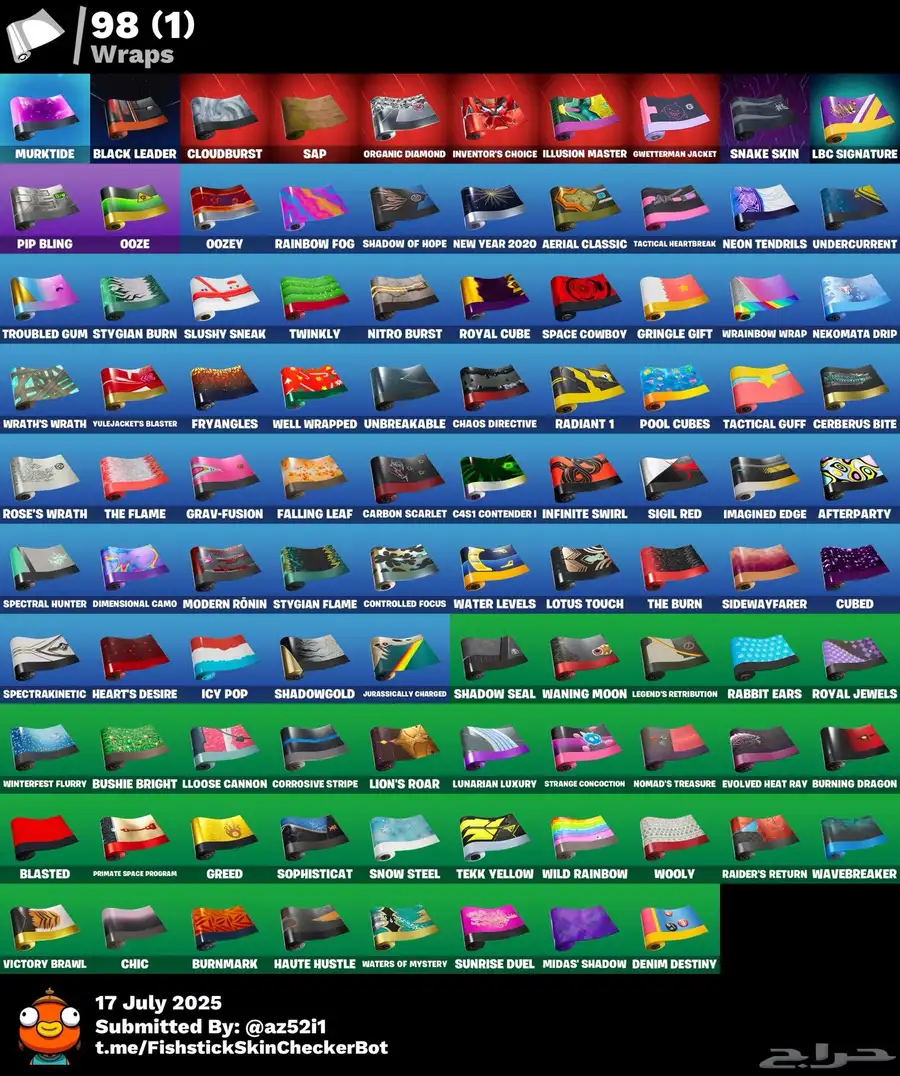 حساب فورت سكن ابل 7