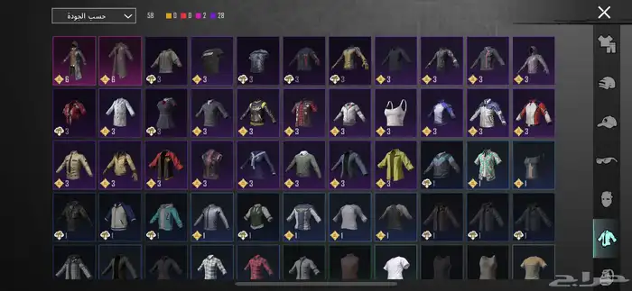 حساب ببجي للبيع كونكر 1السيزون ذا 87