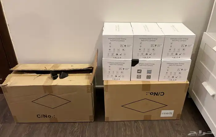 كاميرات مراقبه بالطاقة الشمسيه وشريحة بينات 360درجه HD 11