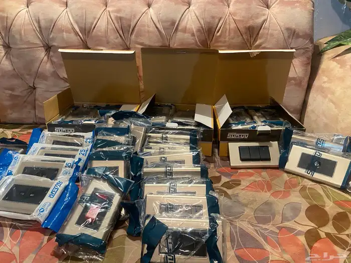 افياش وازرار كهرباء مع مفاتيح مكيفات 1