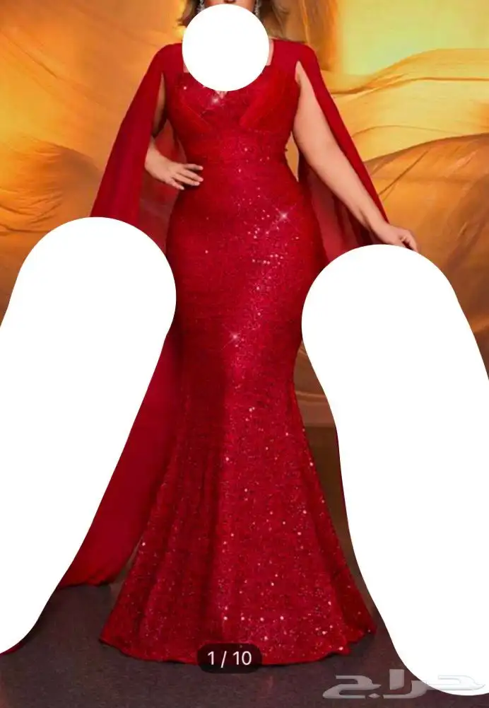 فستان جديد لبسه مره وحده مقاس0XL 2