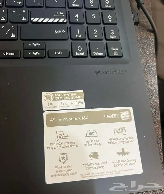لابتوب asus للألعاب والتصميم 6