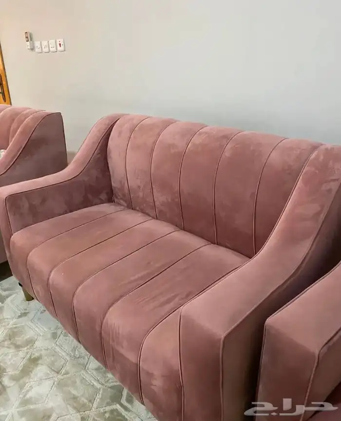 طق كنب مع طقم طاولات 1
