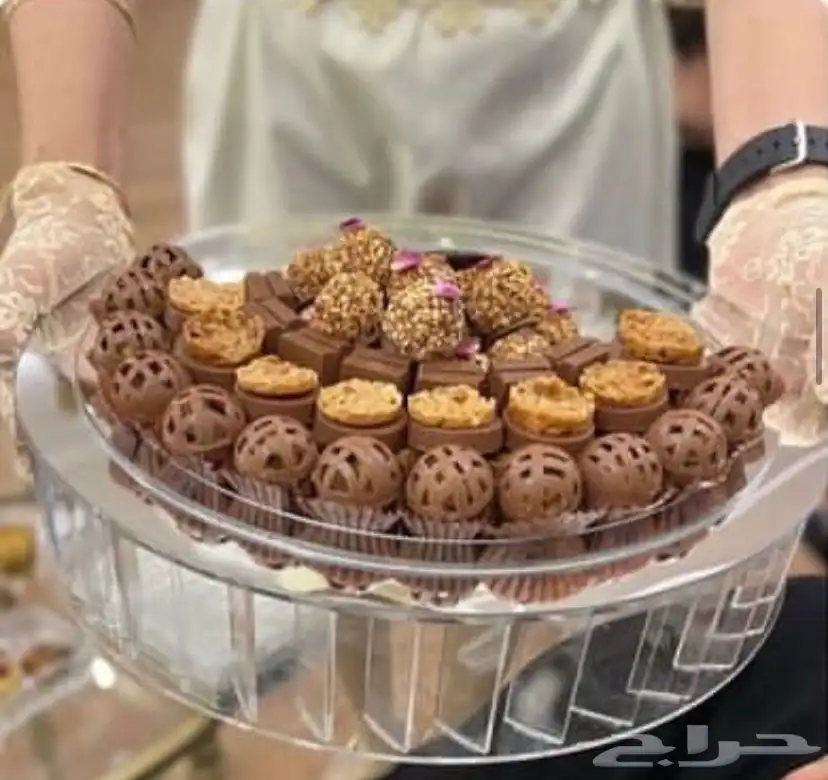 صياني ضيافه فاخره علئ شكل مرايه نظيفه مستعمله وس عر علئ سوم 4