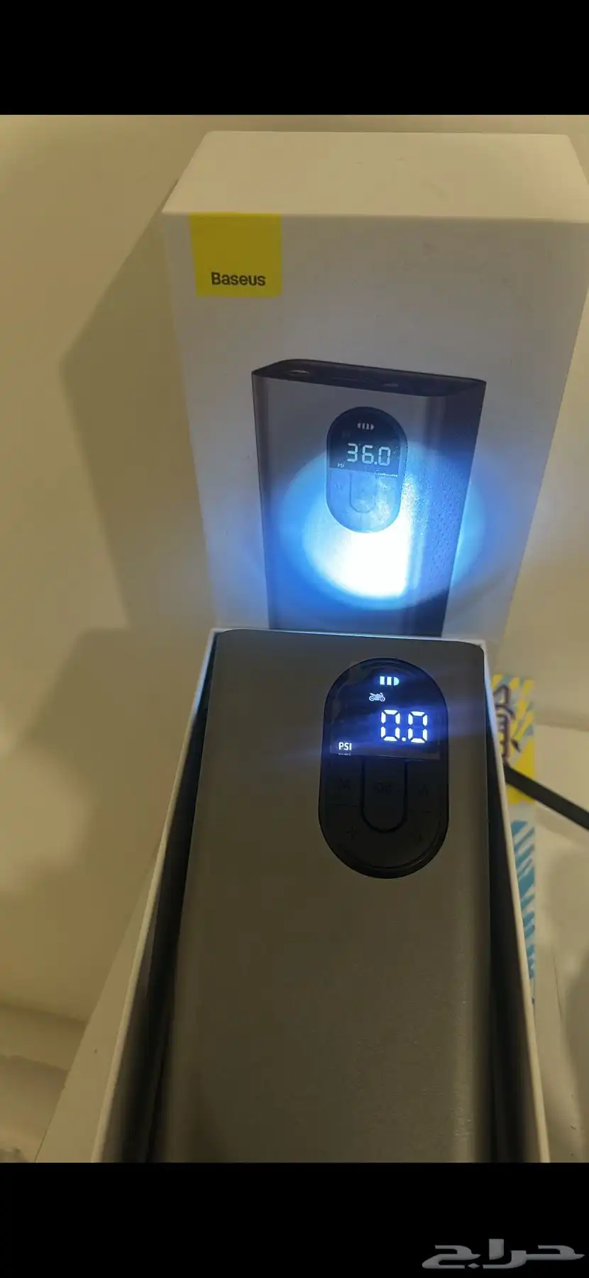 ماطور هواء متنقل من شركة Baseus 2