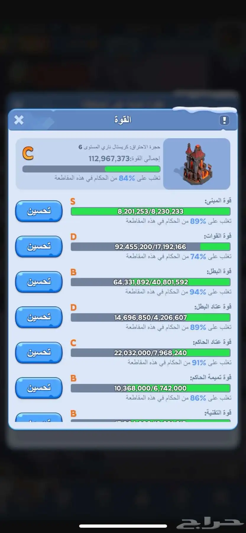 حساب بلعبة النجاه في الصقيع 5