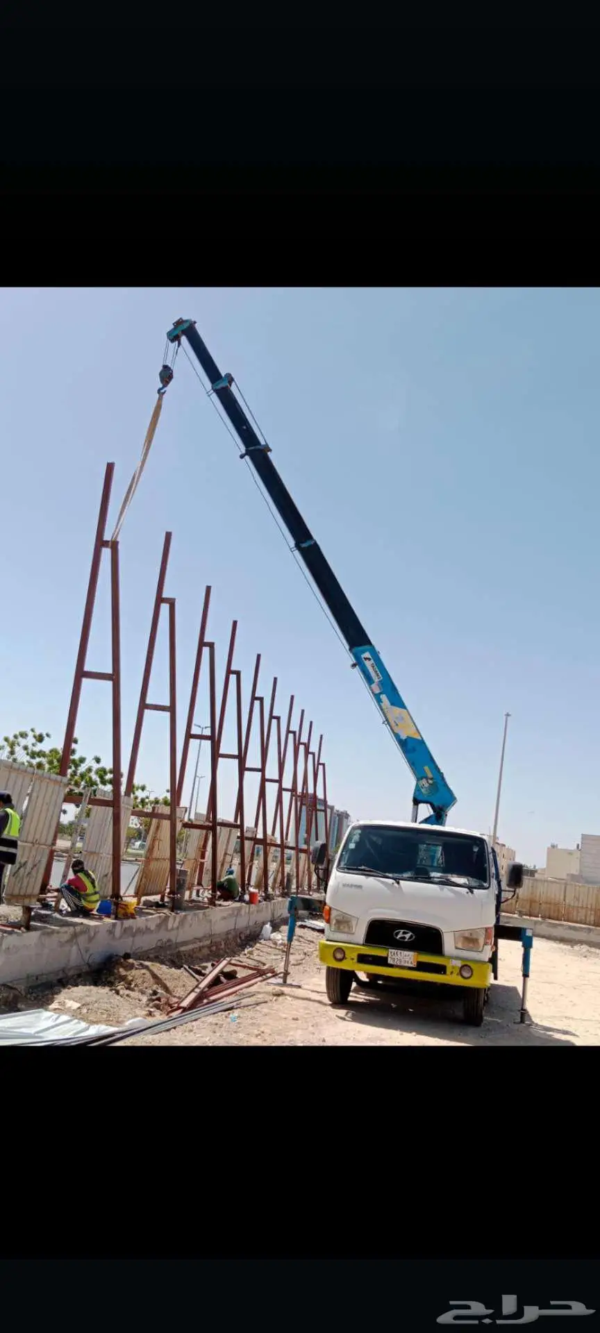 Boom truck with baskit for rent jeddah 16