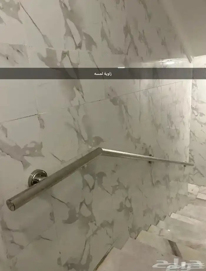 درابزين استيل زاويه لمسه 16