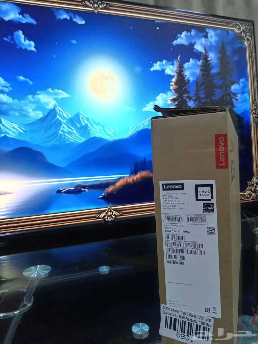 لابتوب جديد بالكرتون Yoga 7 2-in-1 14IML9 لمس 8
