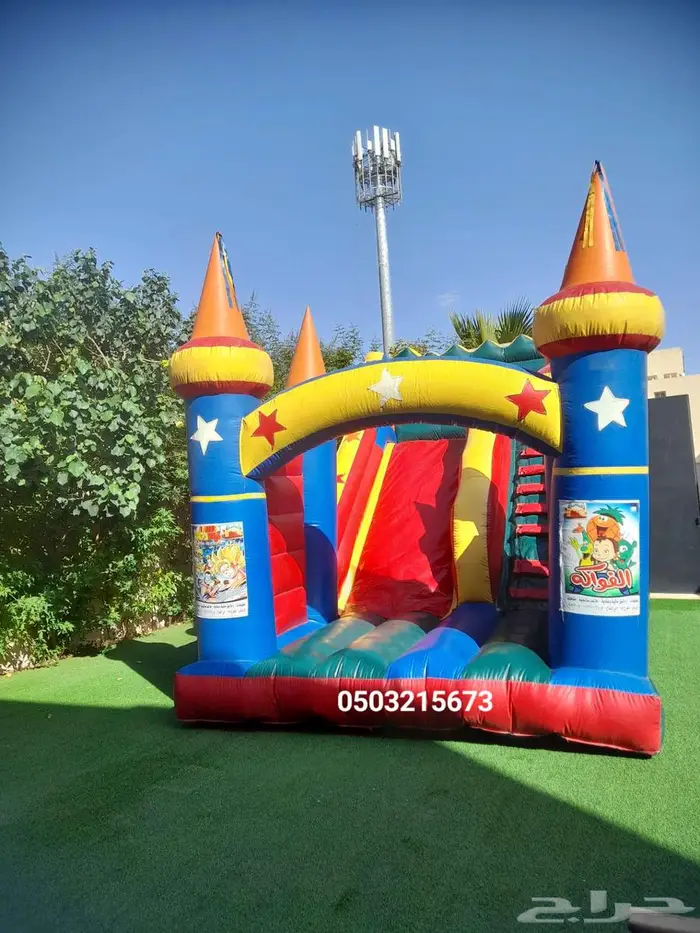 اجار نطيطات نطيطه زحليقه مائيه ملعب صابوني في الرياض 2