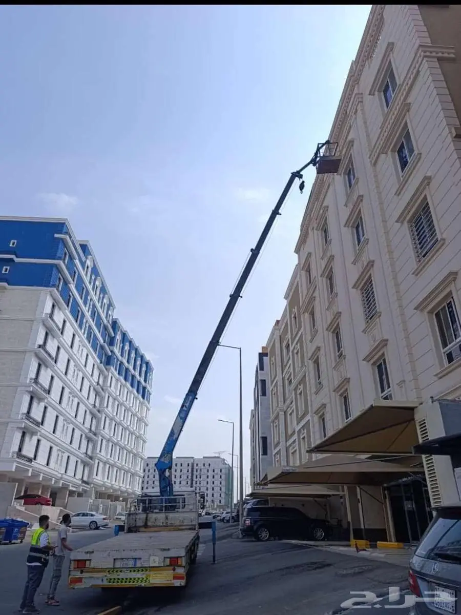 Boom truck with baskit for rent jeddah 15
