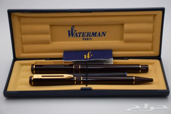 طقم Waterman Laureat GT إصدار بني مرخم 1
