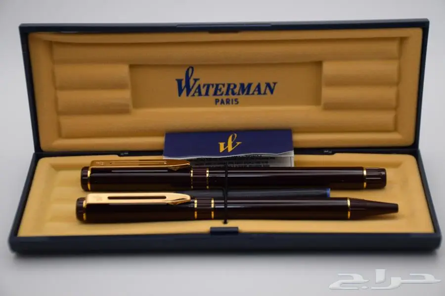 طقم Waterman Laureat GT إصدار بني مرخم 1