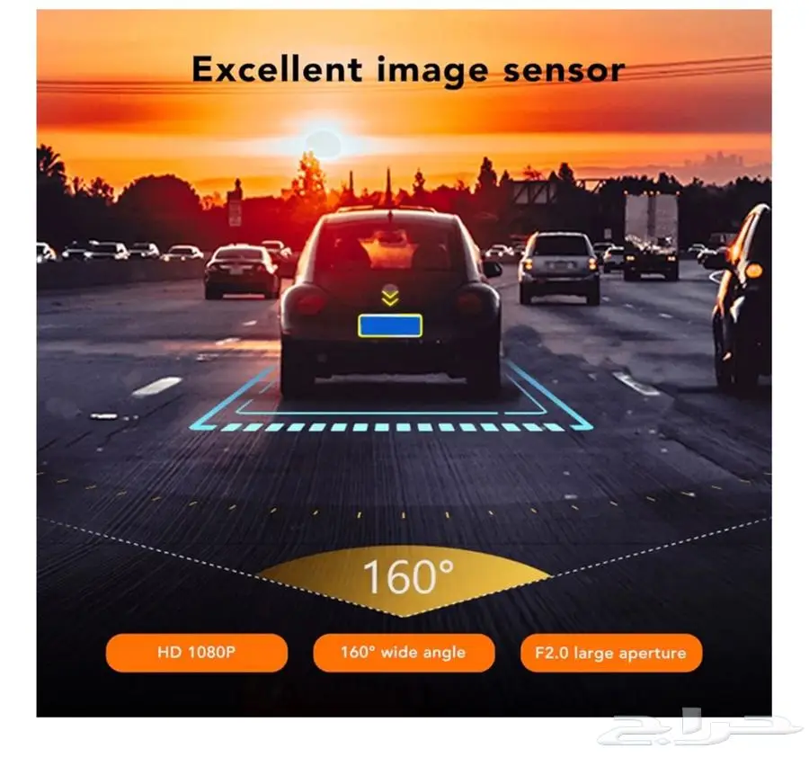 كاميرا داش إل بريكو ذكية بدقة 1080P FHD واتصال جوال و واي 1