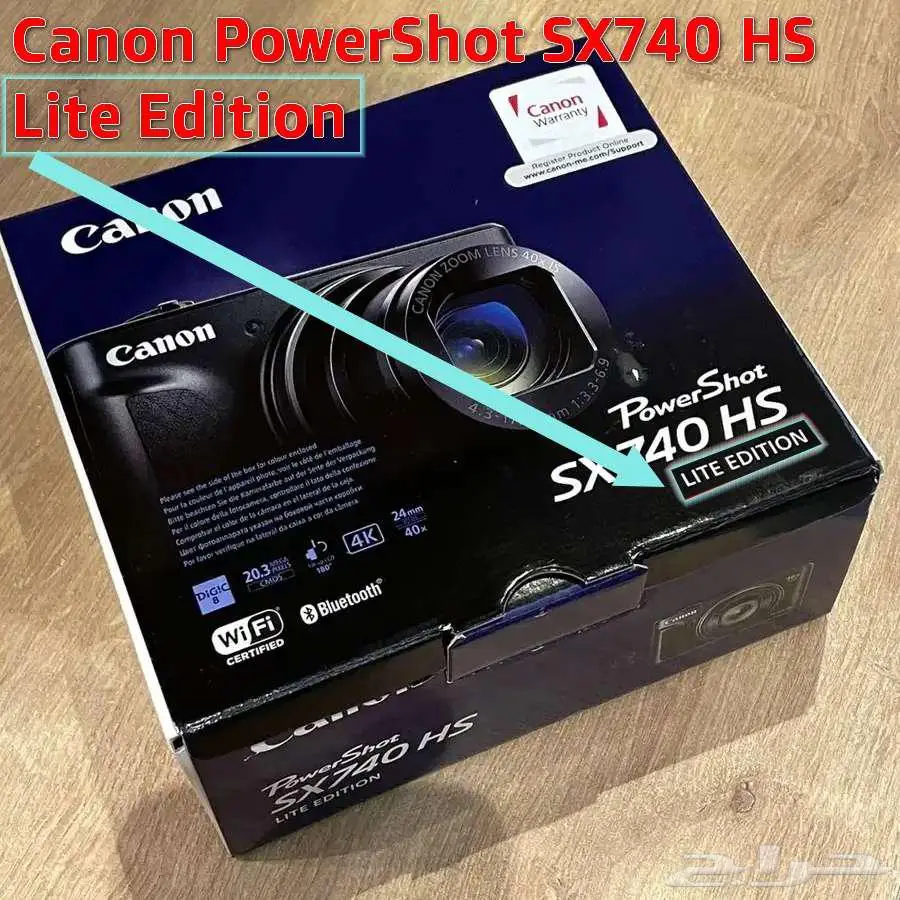 جديدة -- Canon PowerShot SX740 كانون -- ( فضي - جملي ) 4