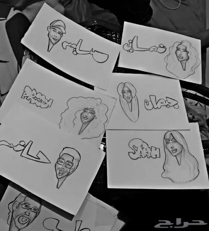 رسامة لايف كاريكاتير وجرافيتي للمهرجانات والشركات   موسم جدة 0