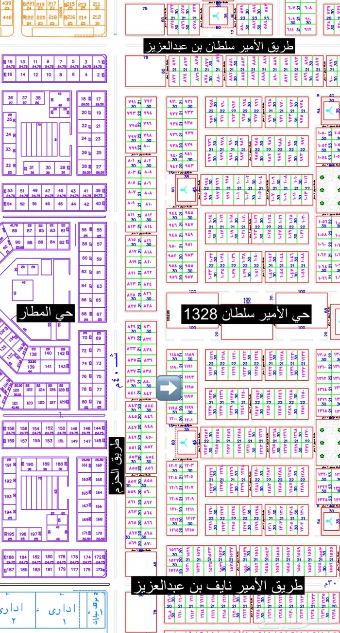 أرض شرقية في حي الأمير سلطان 1328 بالمربع الثاني في المجمعة 0