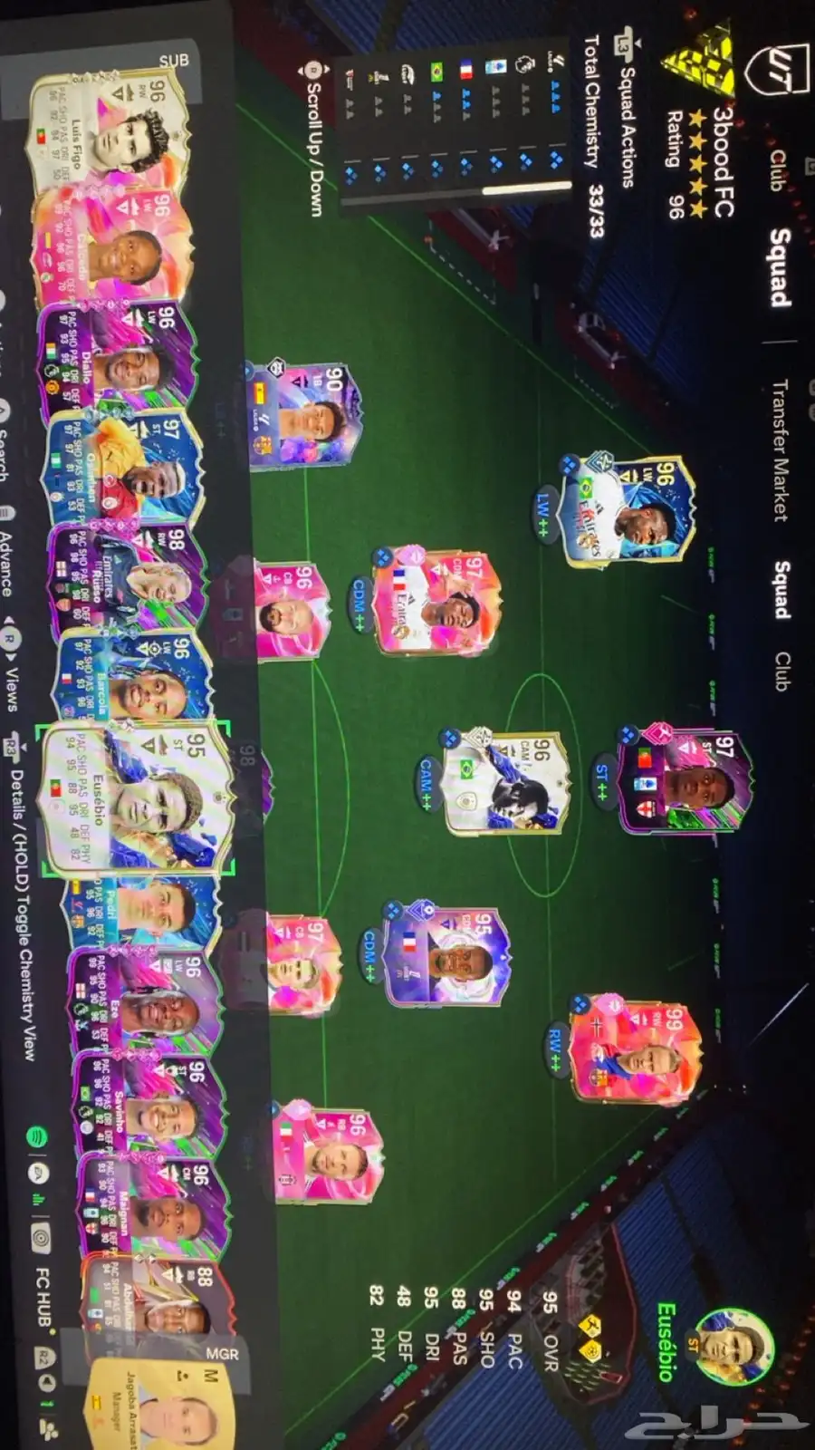 حساب فيفا25 وفورت وروكت 0