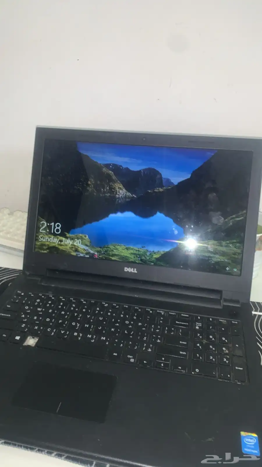لابتوب DELL مافيه ايت مشكله فقط شاحن ضايع 0