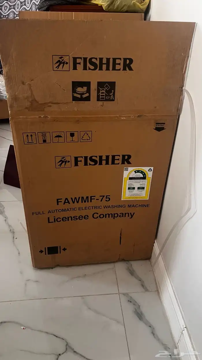 غسالة فيشر أوتوماتيك 7.5 كجم   FAWMF-75 0