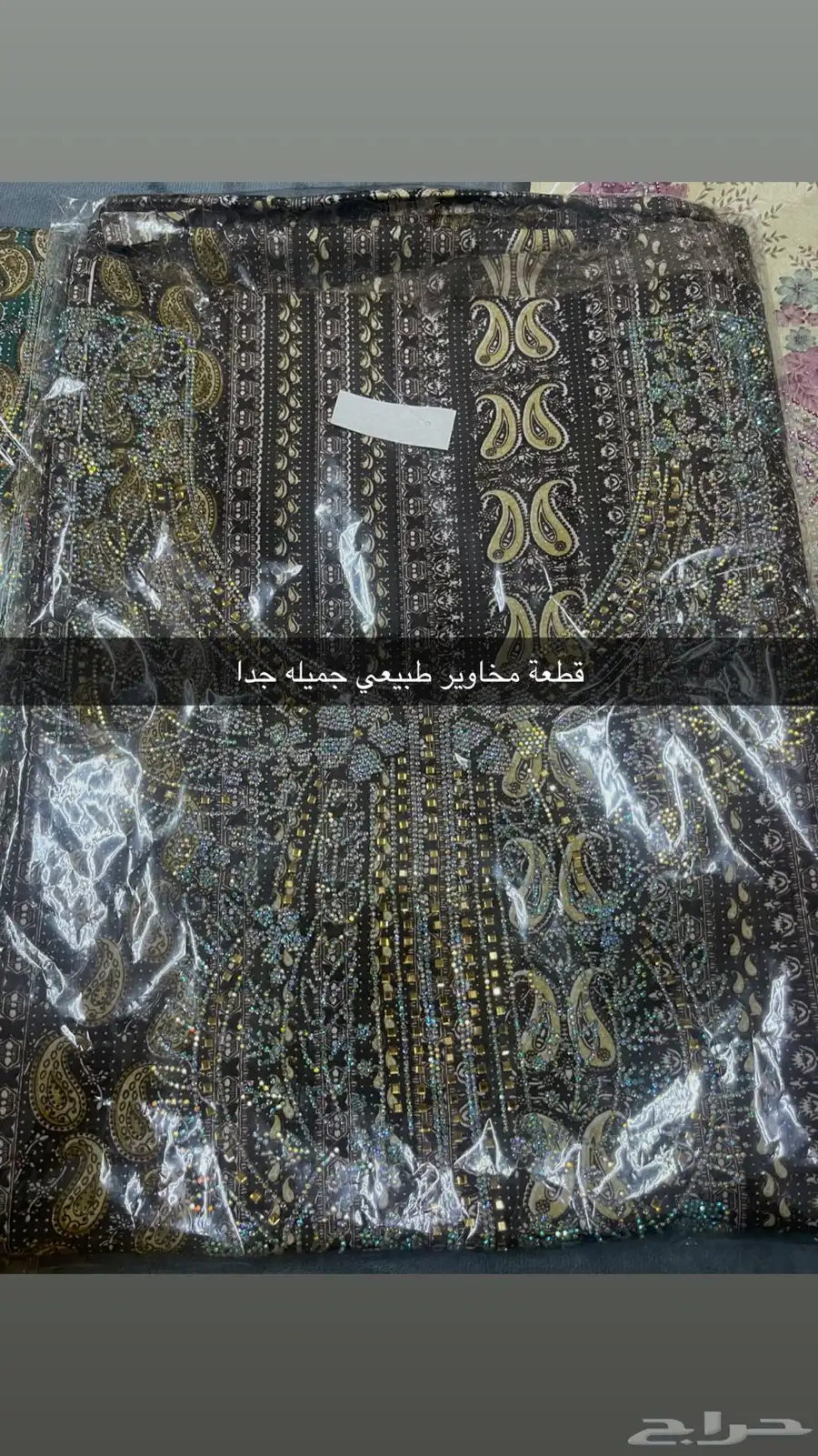 قماش قطع مخاوير جميله جدا للبيع حرير وطبيعي 0