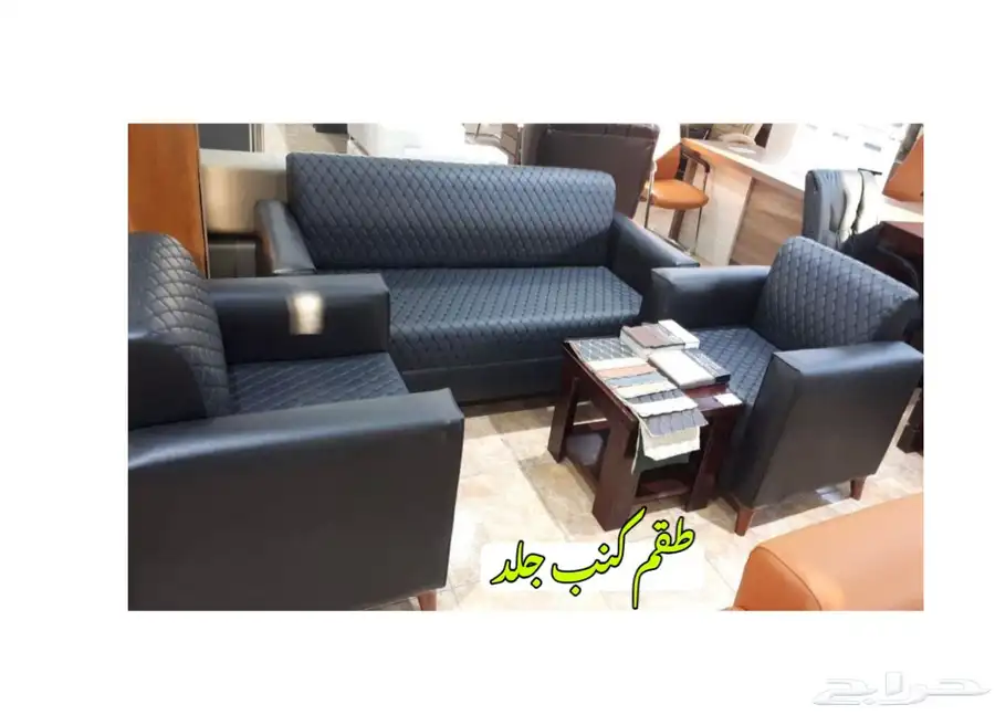جديد اثاث مكتبي طاولات مكتب مدير مودرن مكاتب طقم كامل اسود 79
