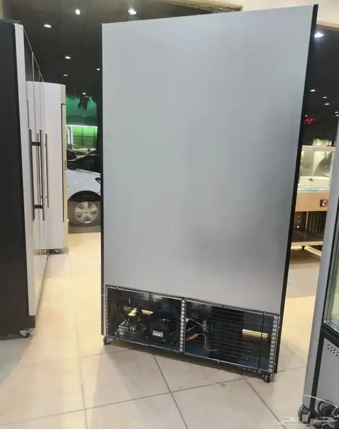 ثلاجات عرض زجاج باب بابين ثلاثه باب اسود مروح ثلاجة زجاج 8